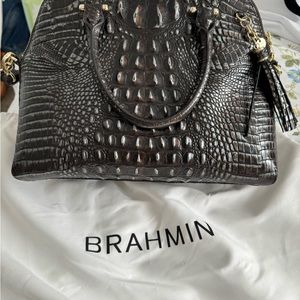 Authentic leather brahmin purse